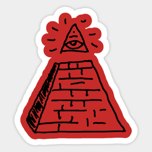 Illuminati Logo Sticker